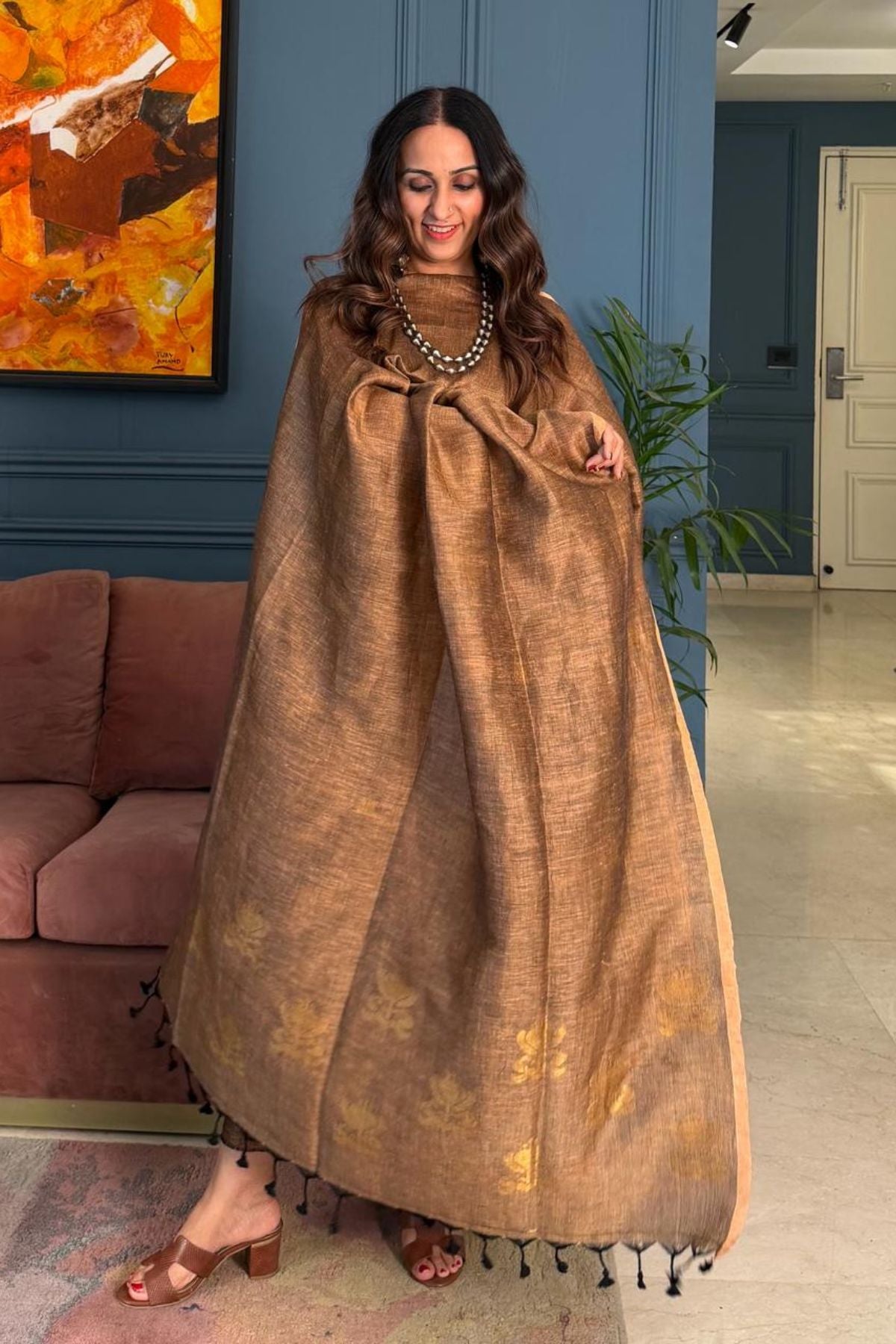 Jayshree linen kurta Dupatta sets