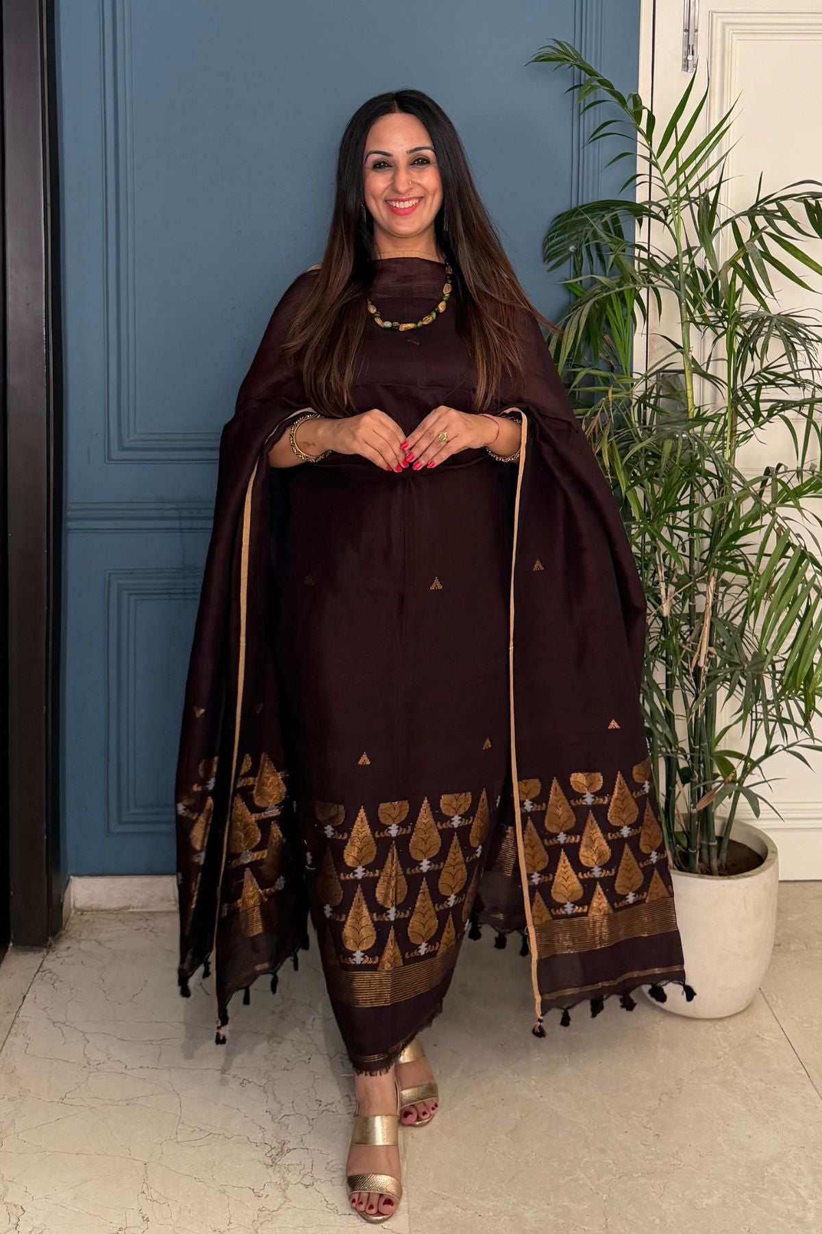 Jayshree linen kurta Dupatta sets