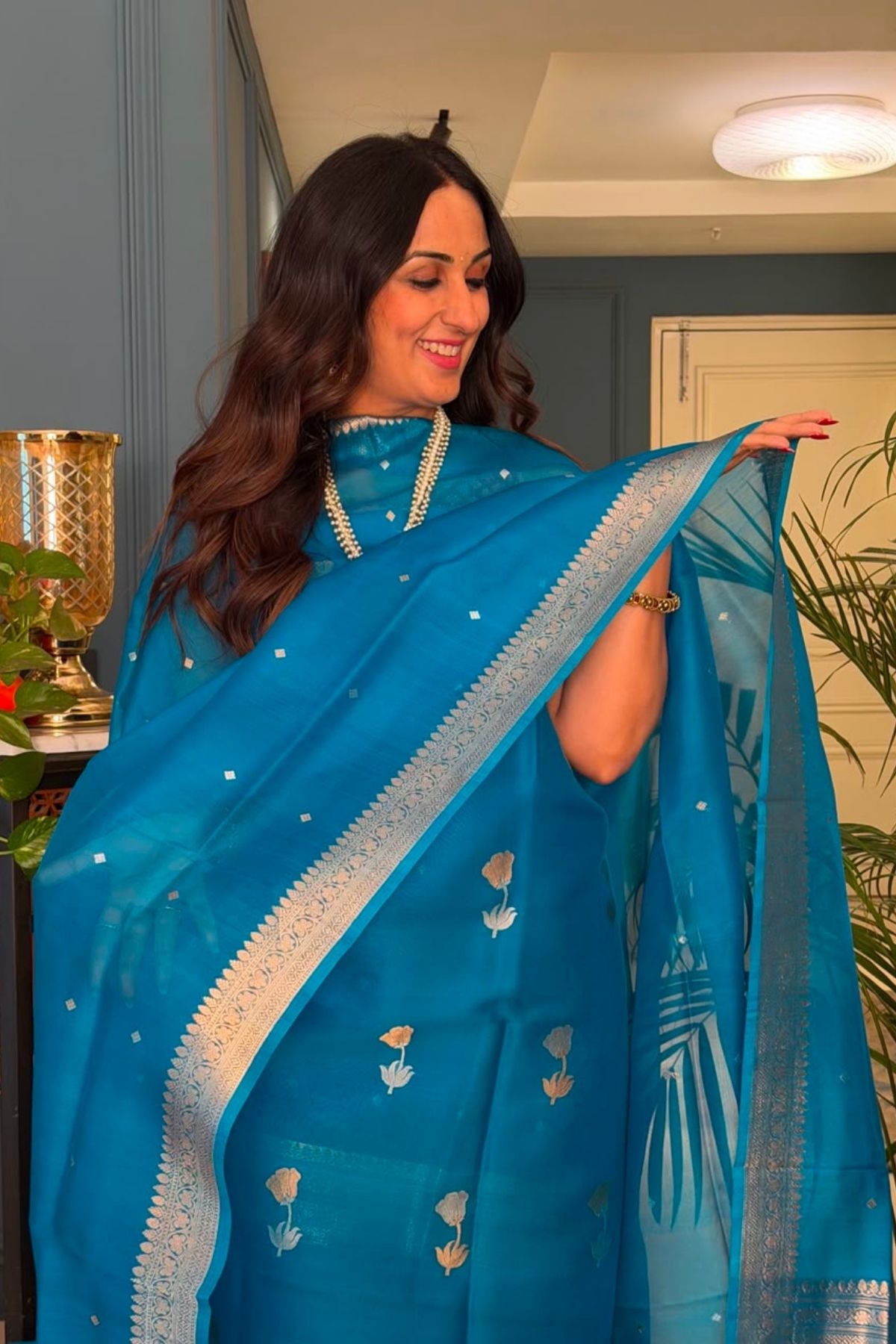 New Banarasi weave suit sets on pure organza silk!!