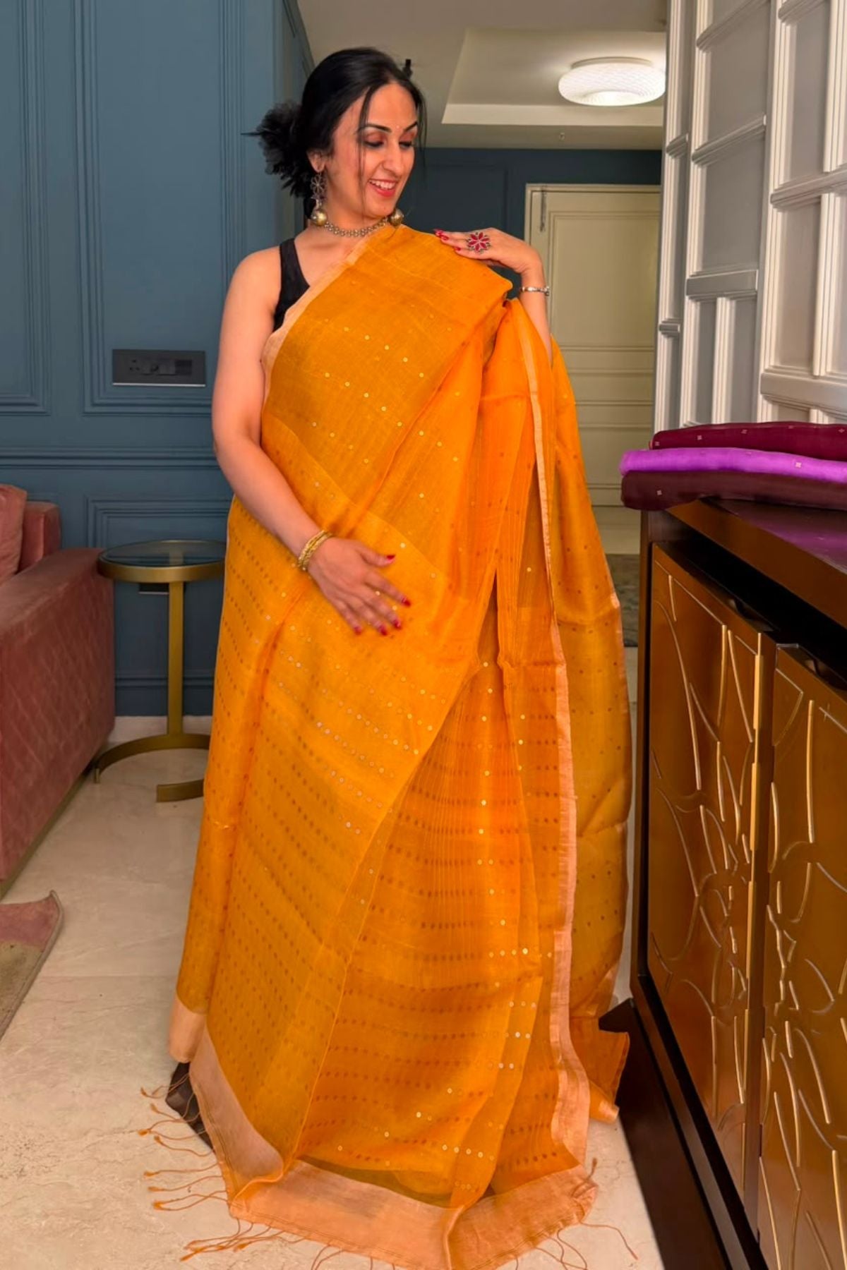 Handwoven pure muslin sarees!!