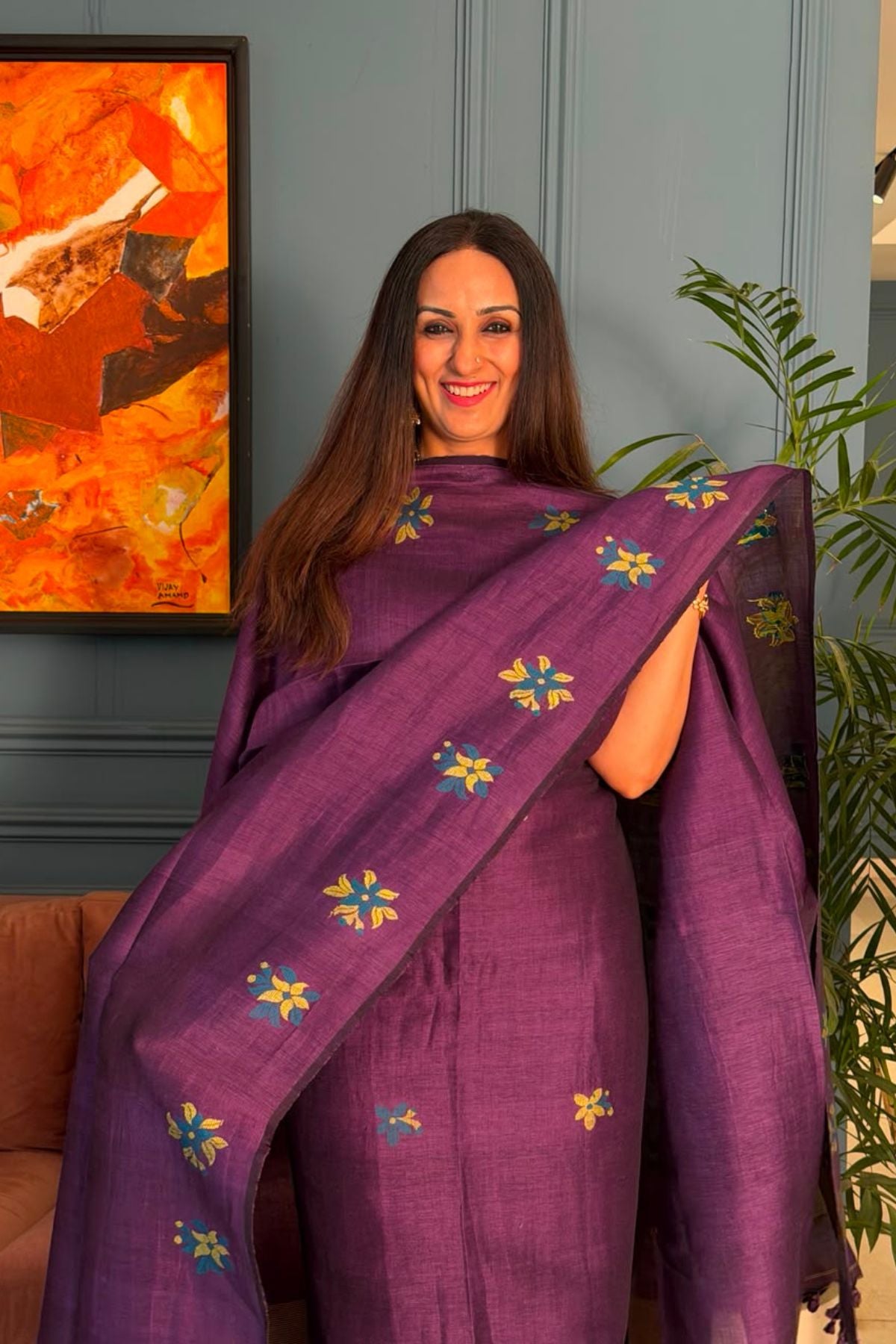 Jayshree linen kurta Dupatta sets