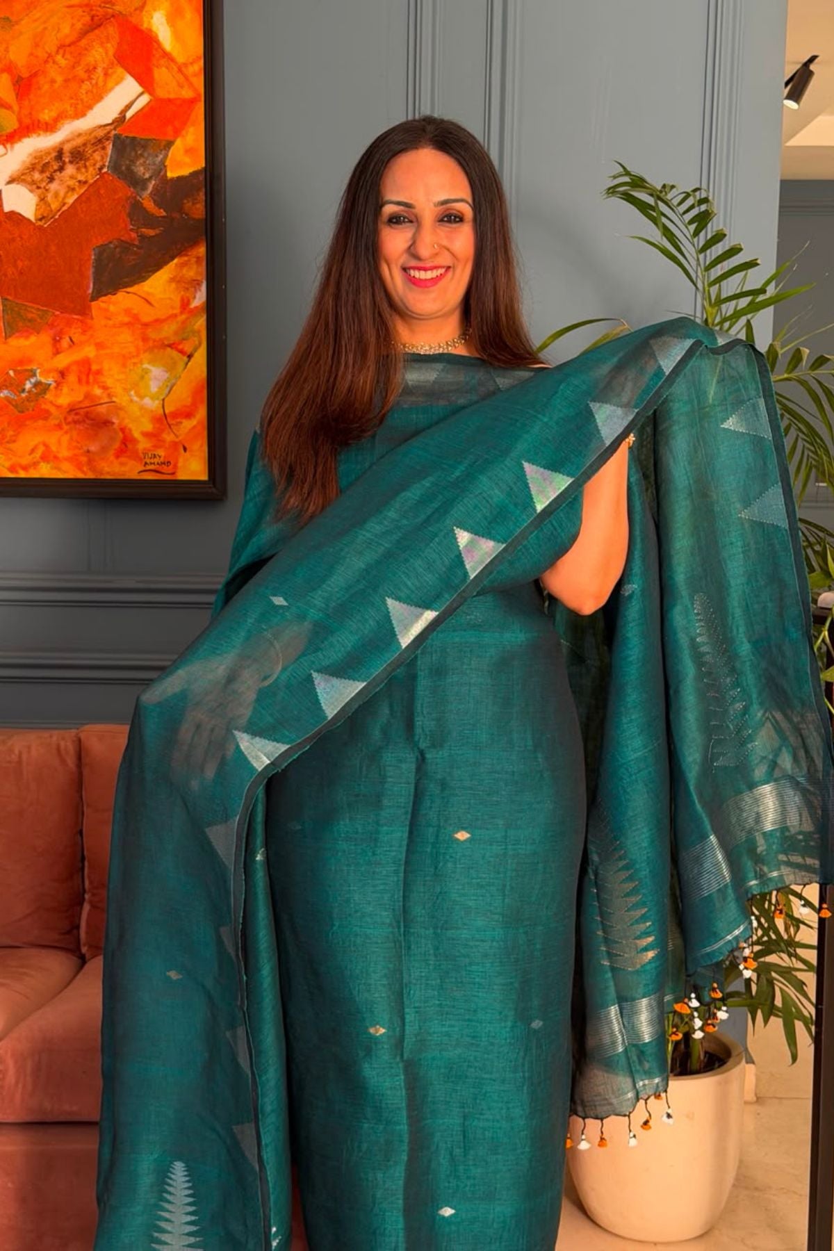 Jayshree linen kurta Dupatta sets