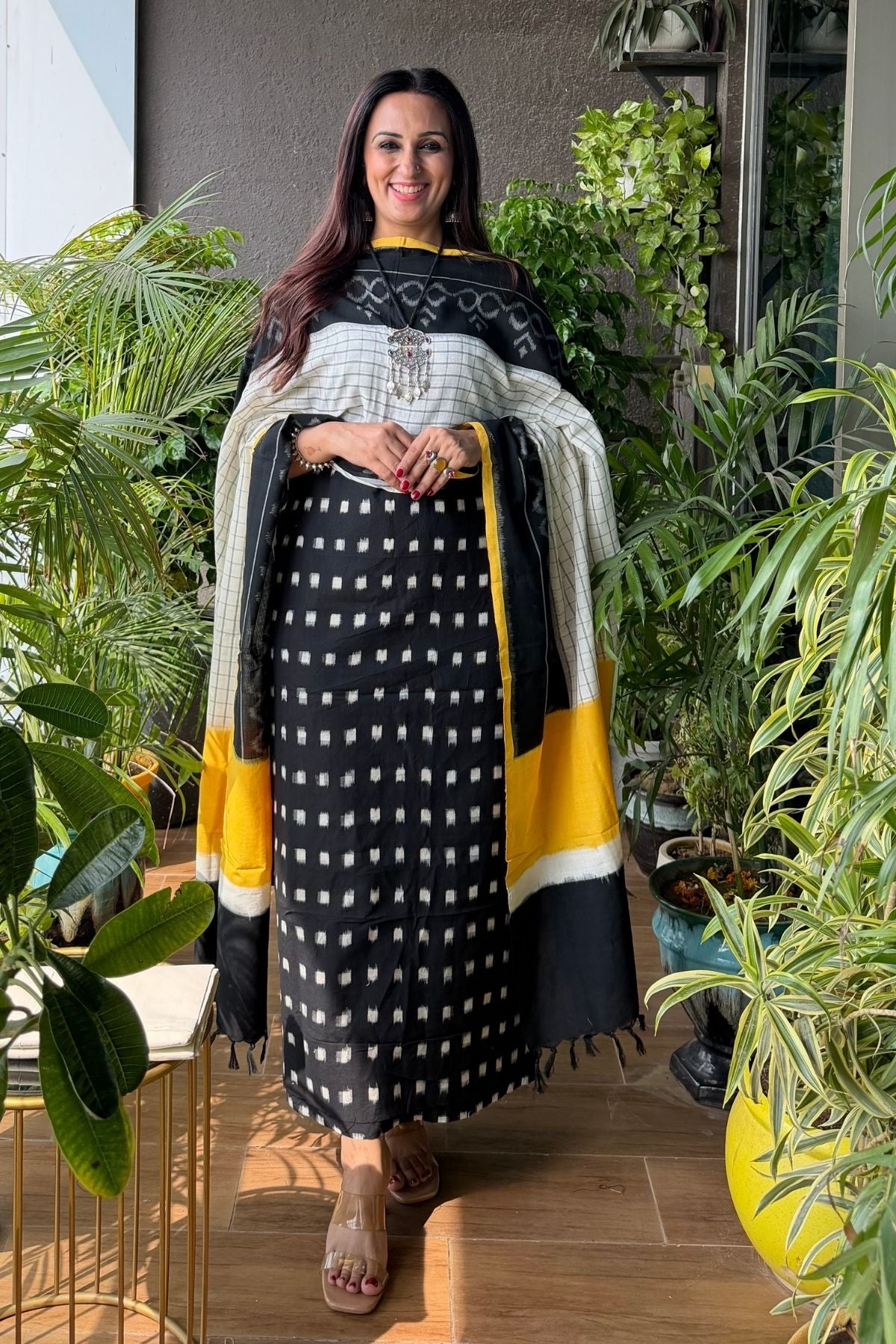 Double Ikat cotton full sets!!