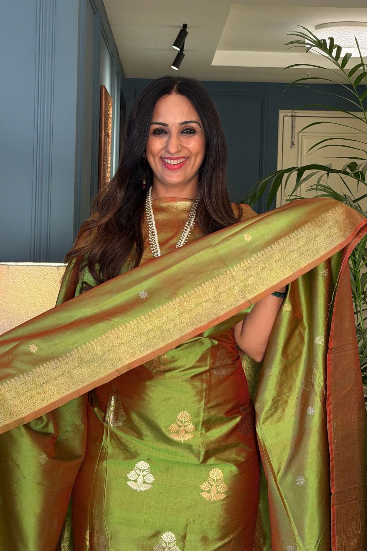 Handwoven pure Katan silk suit sets!!!